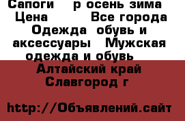 Сапоги 35 р.осень-зима  › Цена ­ 700 - Все города Одежда, обувь и аксессуары » Мужская одежда и обувь   . Алтайский край,Славгород г.